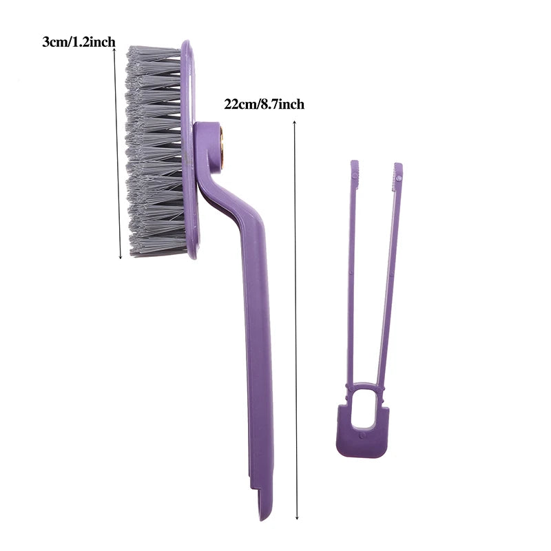 Multi-Function Rotating Crevice Cleaning Brush Hand-held