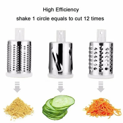 Multifunctional Roller Vegetable Cutter Hand Crank  Kitchen