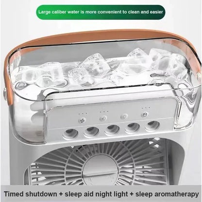 Household air humidifier, portable fan, air conditioner,