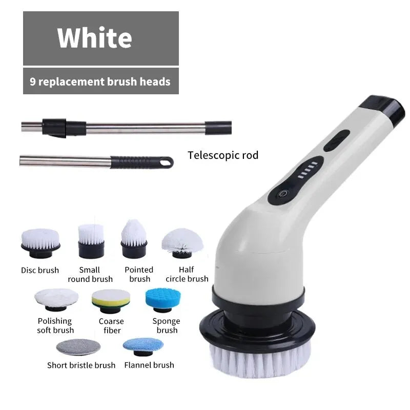 Wireless Electric Cleaning Brush Bathroom Window Kitchen