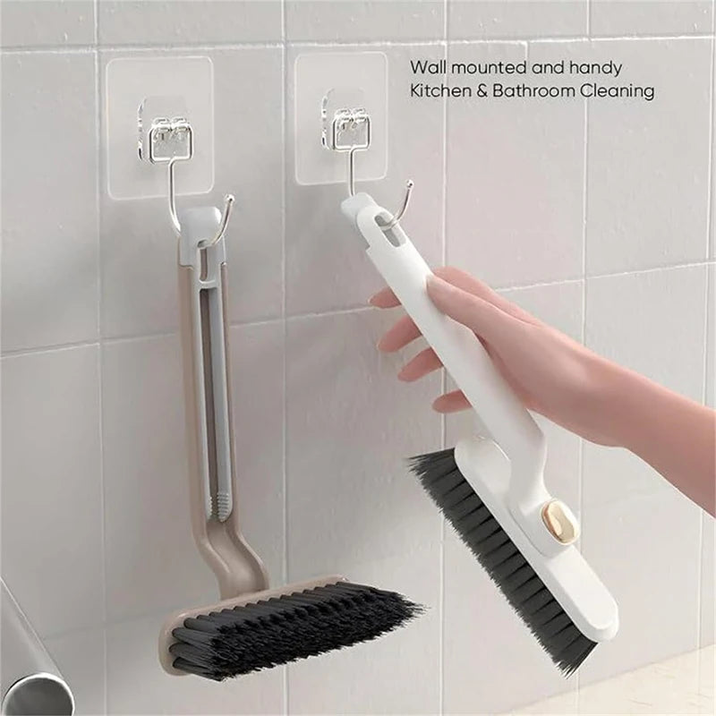 Multi-Function Rotating Crevice Cleaning Brush Hand-held