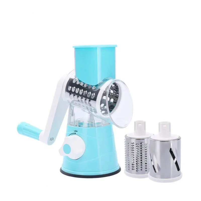 Multifunctional Roller Vegetable Cutter Hand Crank  Kitchen