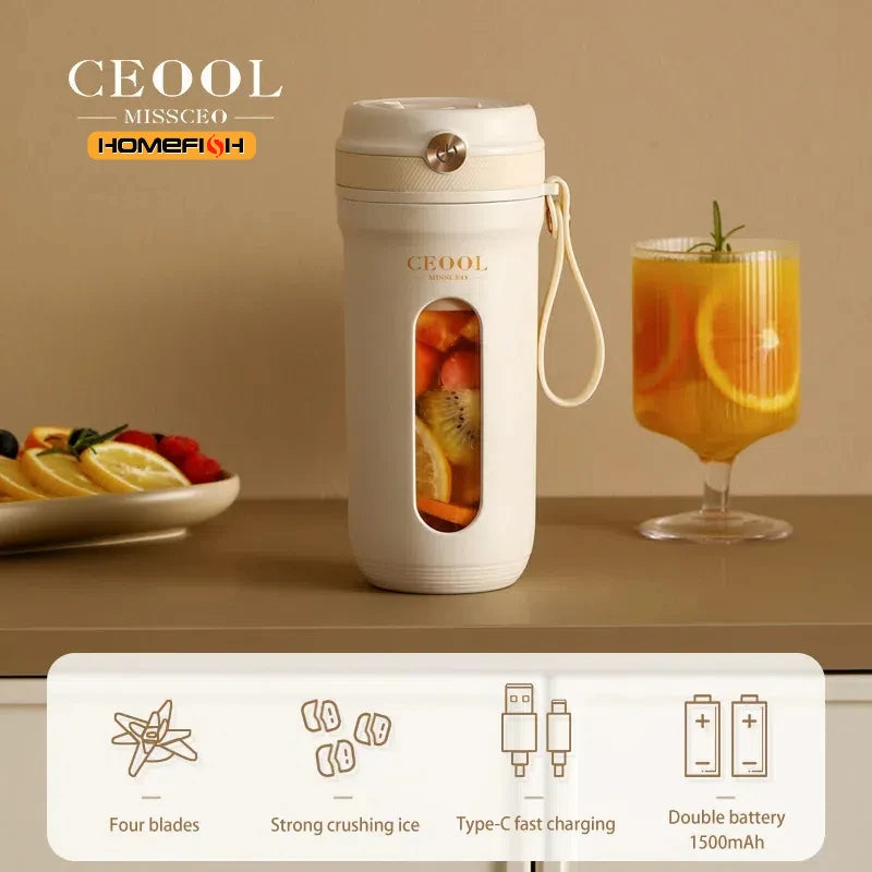 Z30 USB Electric Portable Fruit Blender 350ML Charging