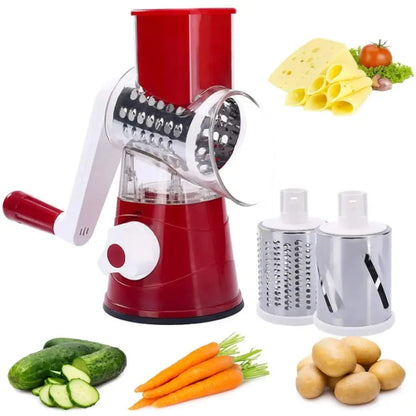 Multifunctional Roller Vegetable Cutter Hand Crank  Kitchen