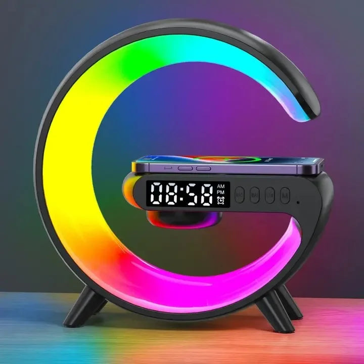 Multifunction RGB Light Bluetooth Speaker Alarm Clock
