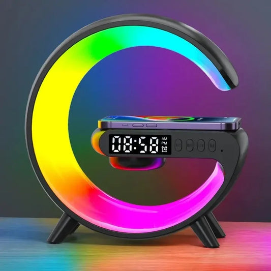 Multifunction RGB Light Bluetooth Speaker Alarm Clock