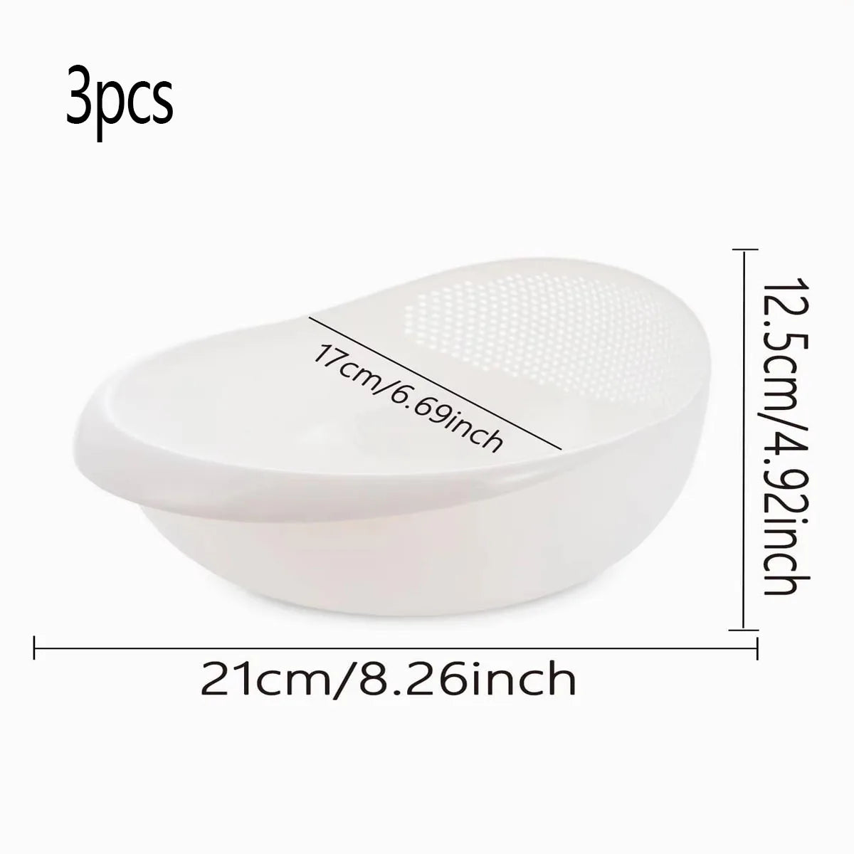 Colander Rice Bowl Drain Basket Fruit Bowl Washing Drain