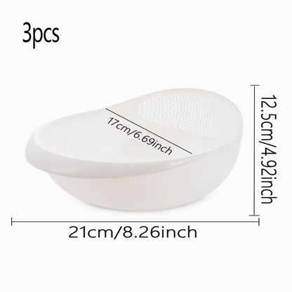 Colander Rice Bowl Drain Basket Fruit Bowl Washing Drain