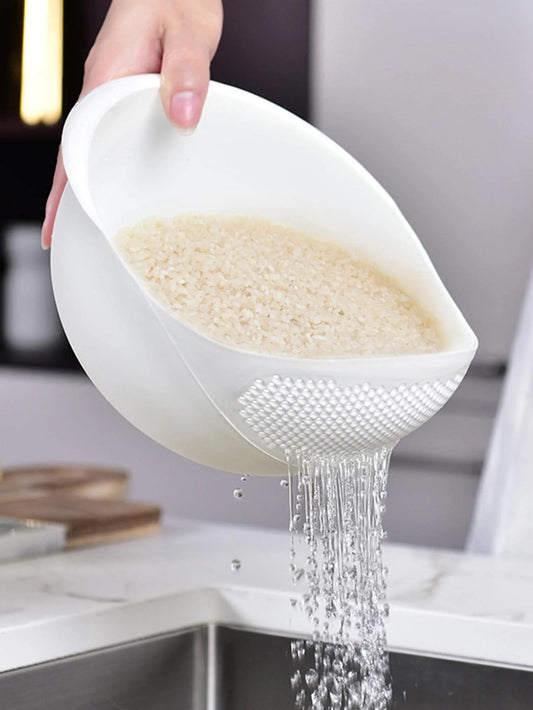 Colander Rice Bowl Drain Basket Fruit Bowl Washing Drain