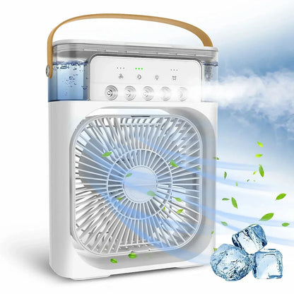 Household air humidifier, portable fan, air conditioner,