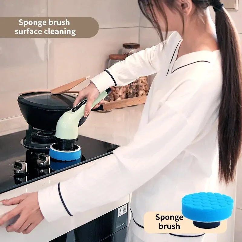 Wireless Electric Cleaning Brush Bathroom Window Kitchen