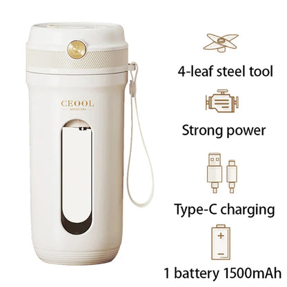 Z30 USB Electric Portable Fruit Blender 350ML Charging