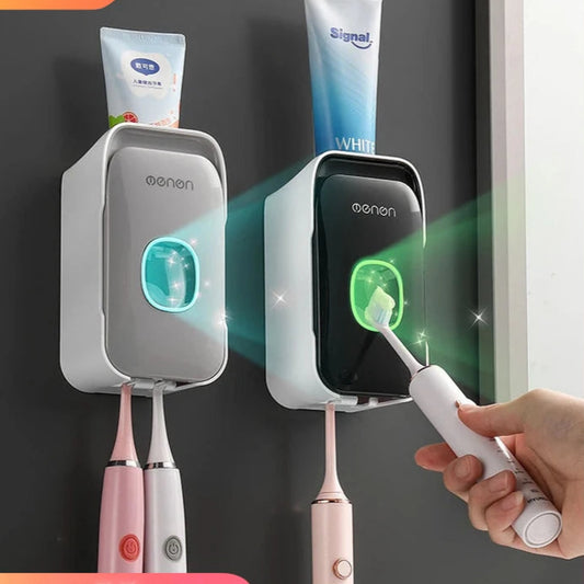 Automatic Toothpaste Dispenser Wall-Mounted Bathroom