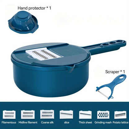 9 in 1 Vegetable Cutter Multi-Functional Potatoes Manually
