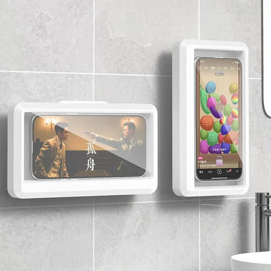 Bathroom Waterproof Phone Holder Home Wall Phone Case